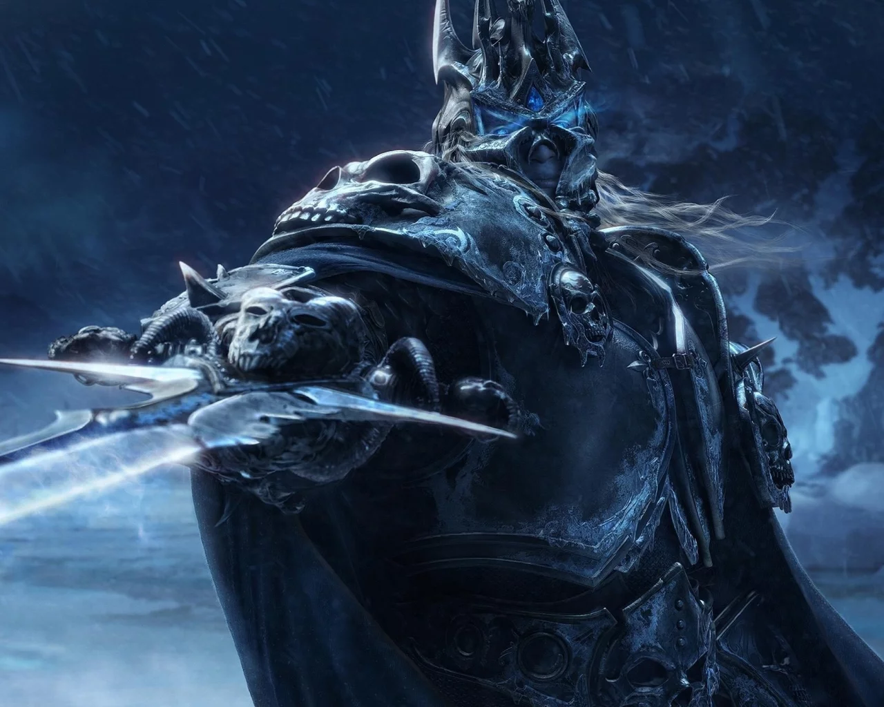 World of Warcraft, Lich King, Arthas, Артас, Мир Warcraft, frostmourne, Ледяная Скорбь