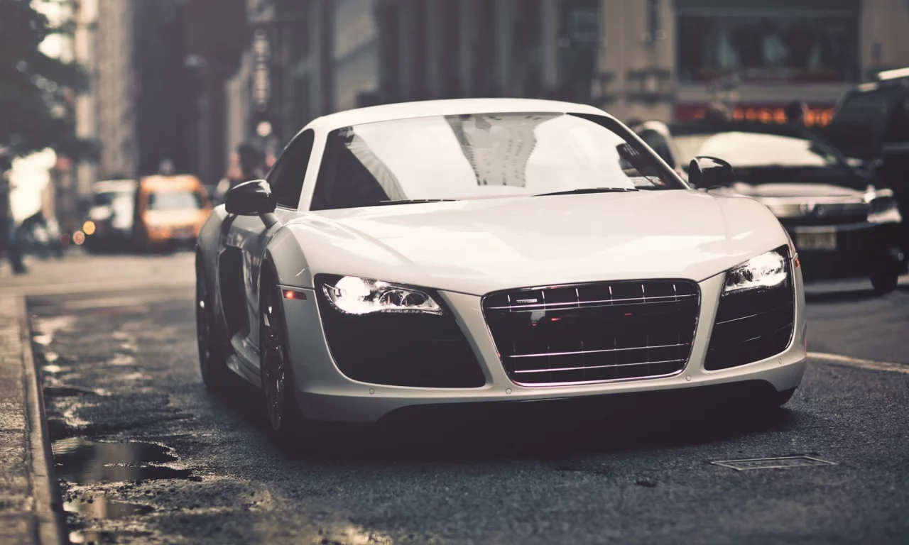 Audi R8, cars, urban, городские, автомобили
