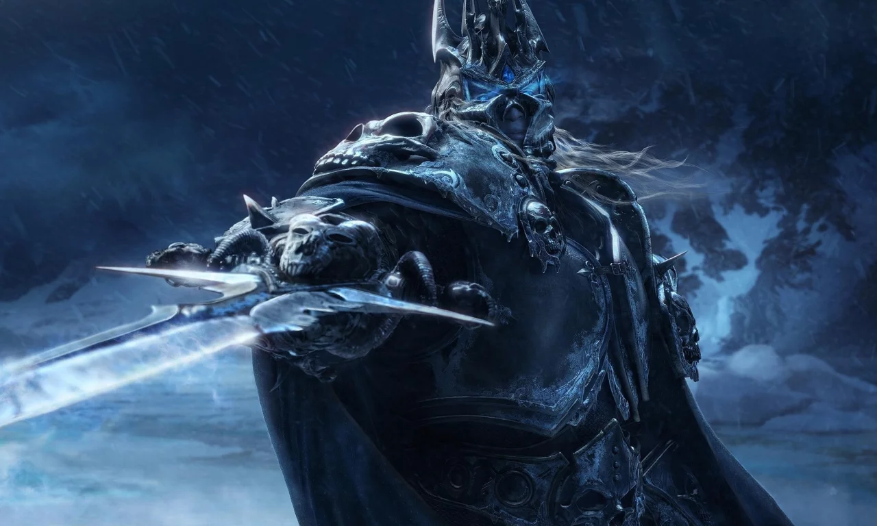 World of Warcraft, Lich King, Arthas, Артас, Мир Warcraft, frostmourne, Ледяная Скорбь