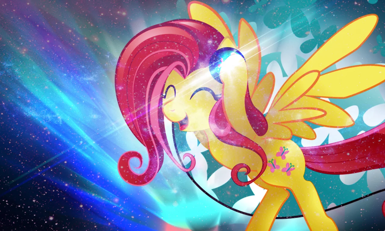 ponies, рок, крылья, rock, Флаттершай, пони, My Little Pony: Friendship is Magic, My Little Pony : Friendship Is Magic, Fluttershy, wings