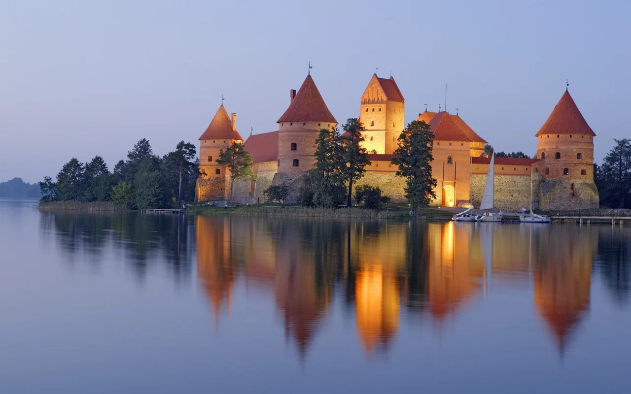 Lithuania, Trakai, Литва, Тракай, замок, castle