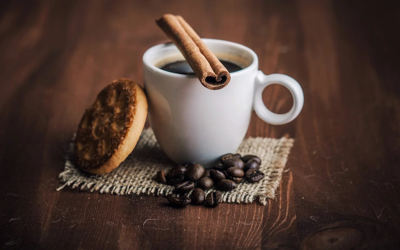 кофе в зернах, coffee beans, biscuits, кофе, coffee, печенье