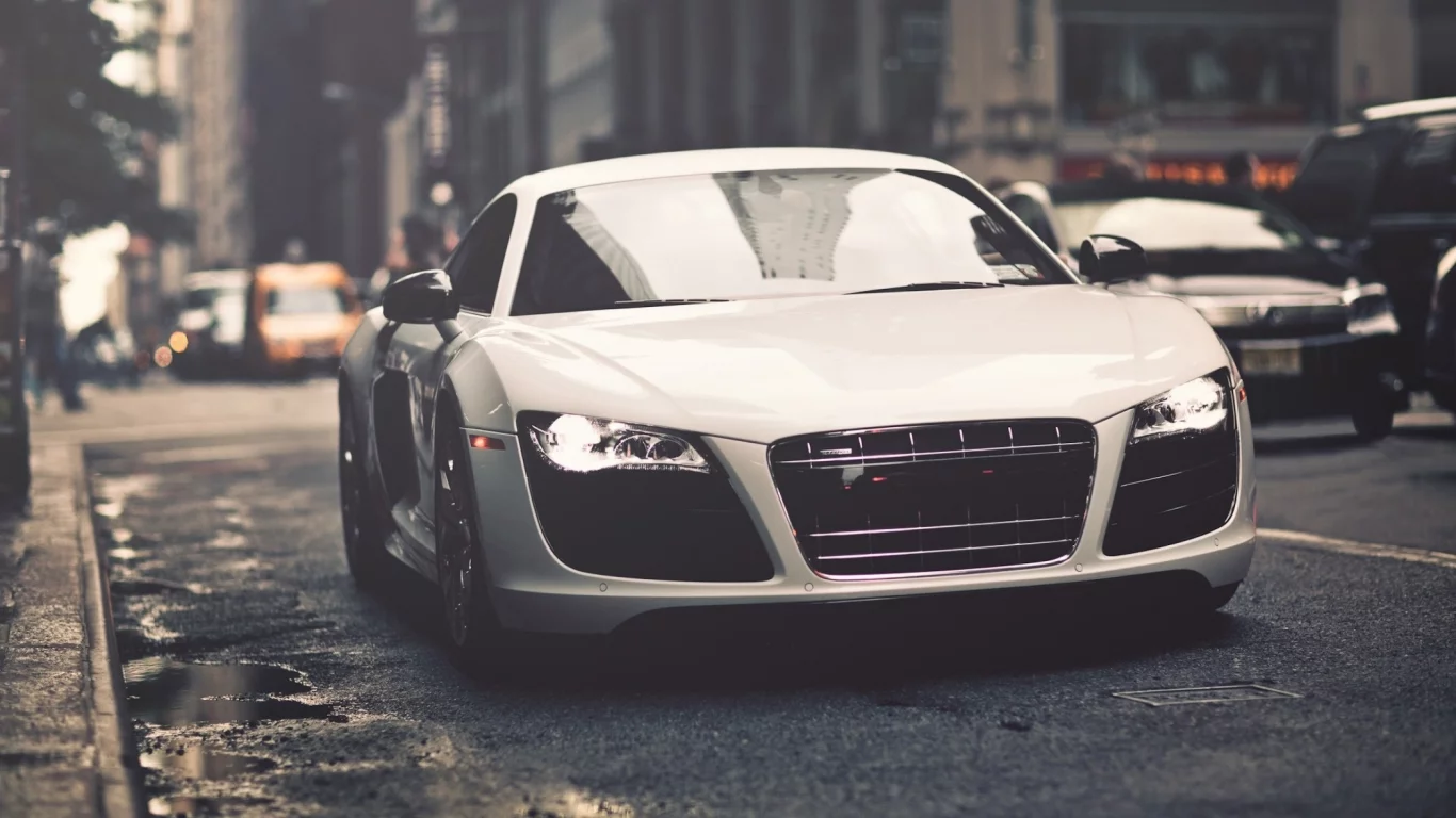 Audi R8, cars, urban, городские, автомобили