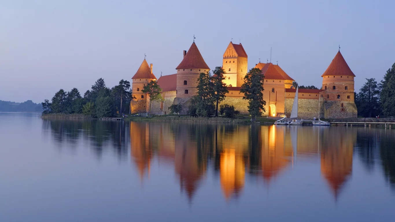 Lithuania, Trakai, Литва, Тракай, замок, castle