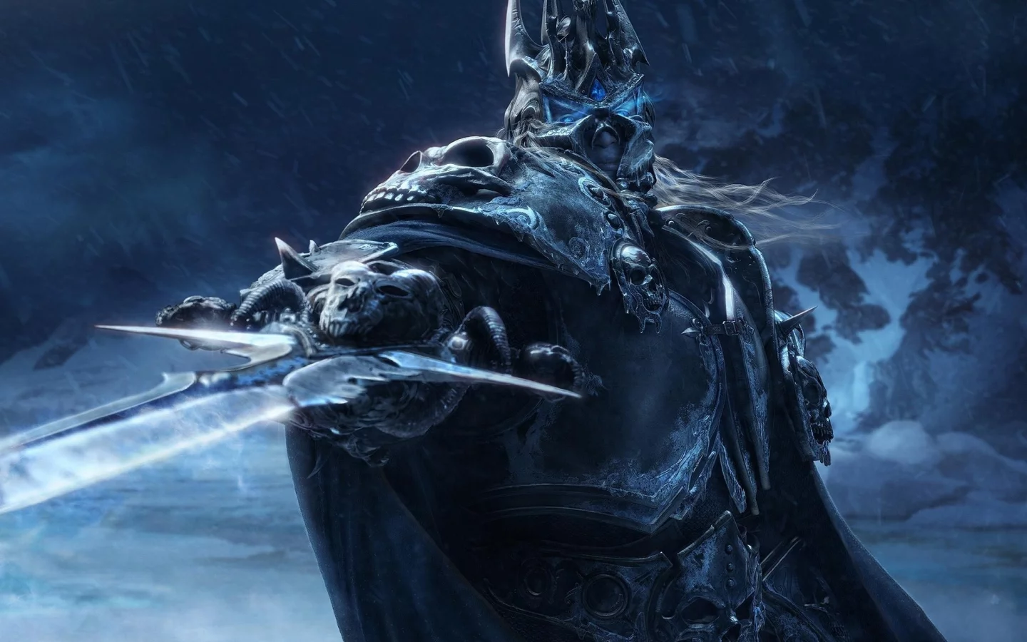 World of Warcraft, Lich King, Arthas, Артас, Мир Warcraft, frostmourne, Ледяная Скорбь