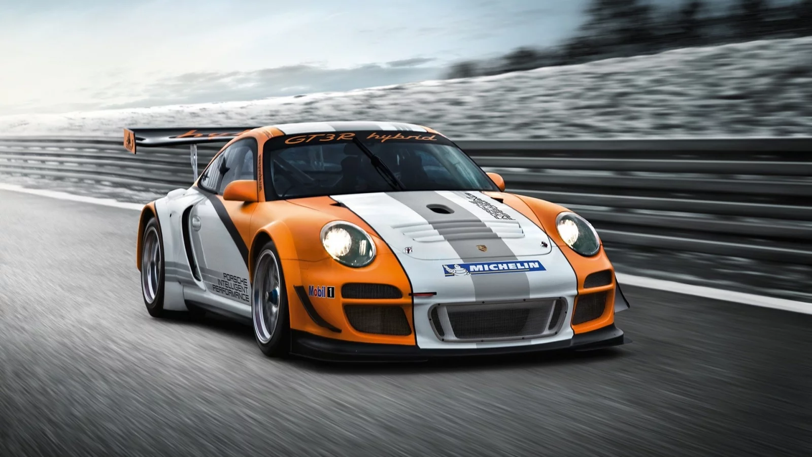 Hybrid, Porsche, gt3, гибридный