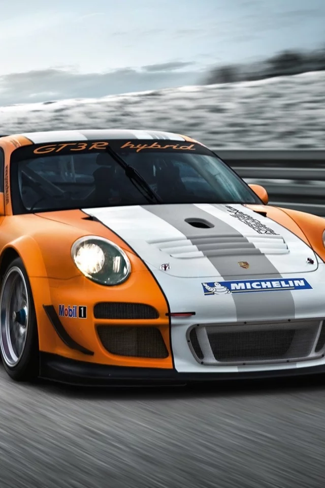 Hybrid, Porsche, gt3, гибридный