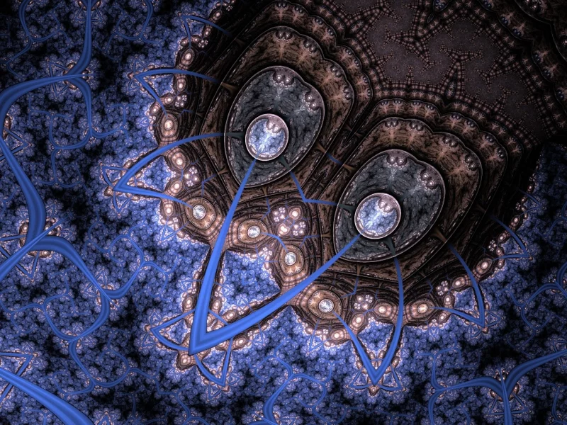 совы, фракталы, формы, shapes, flowers, abstract, artwork, fractals, абстрактные, работа, owls, цветы