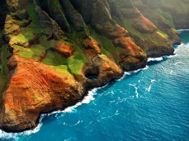 sea, трава, горы, море береговой линии, mountains, grass, моря, вода, sea shorelines, water