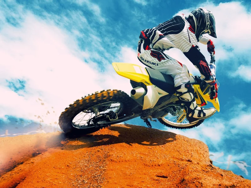 пустыню, desert, motorbikes, мотоциклов