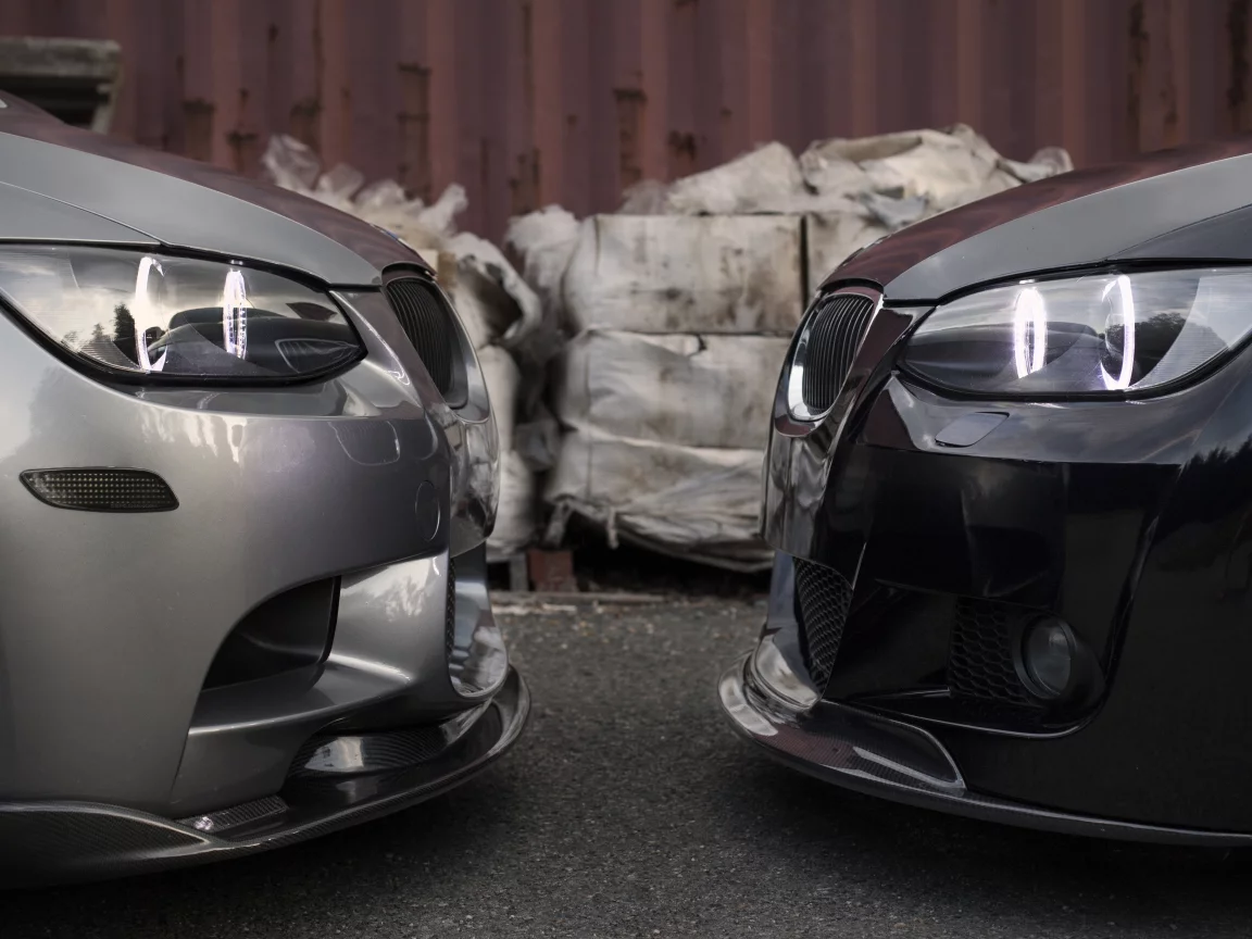 black, silvery, face to face, чёрный, бмв, e92, 335xi, серебристый, m3, Bmw
