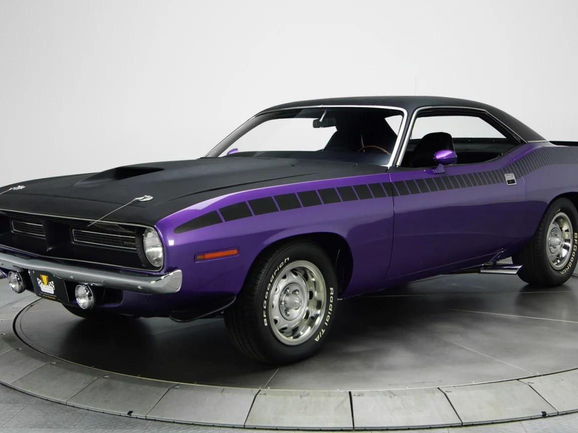 muscle car, Plymouth, передок, плимут, 1970, куда, мускул кар, aar, cuda