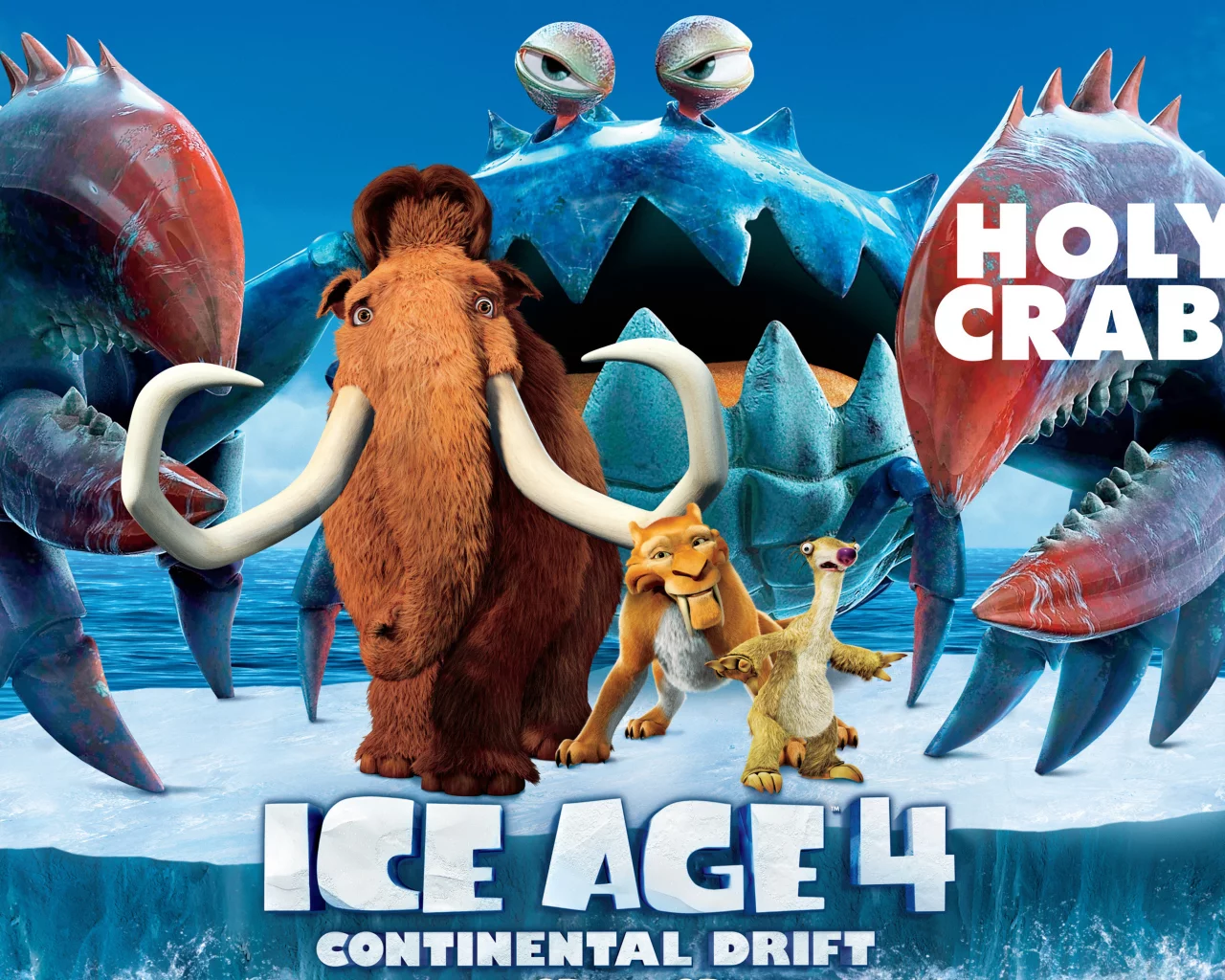pirates, diego, Ice age 4, animated film, movie, continental drift, manny, crab, iceberg, sid