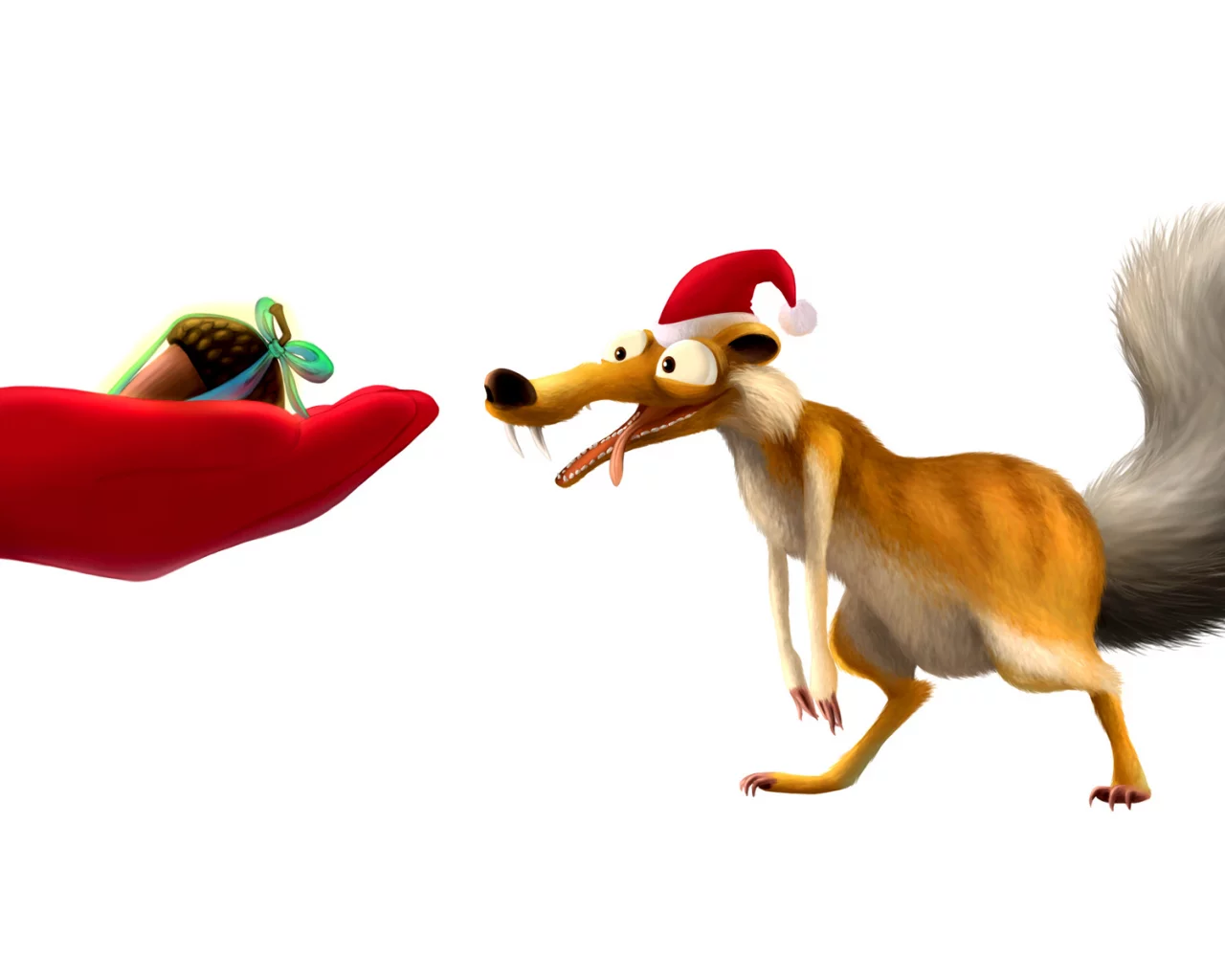 орех, scrat, Ледниковый период, белый фон, ice age, белка