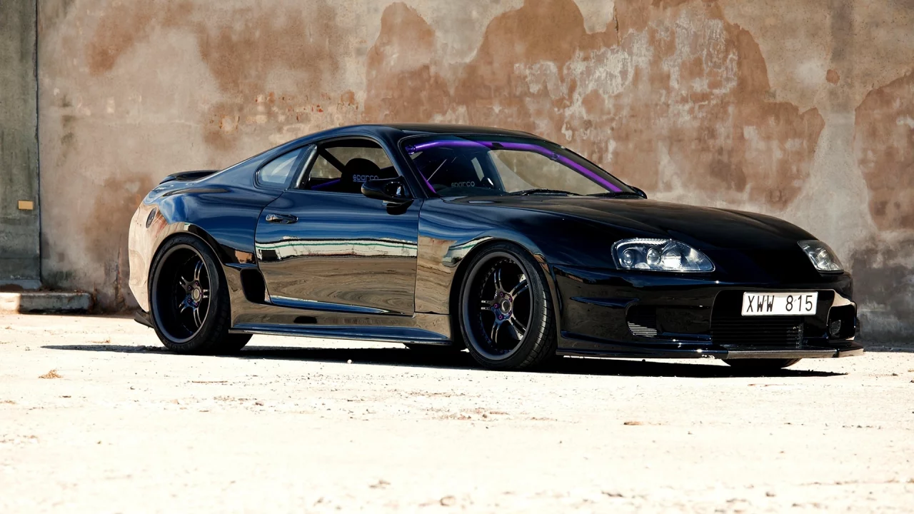 toyota, supra, tuning, Car, wallpapers, автомобиль, обоя, black, japan, jdm