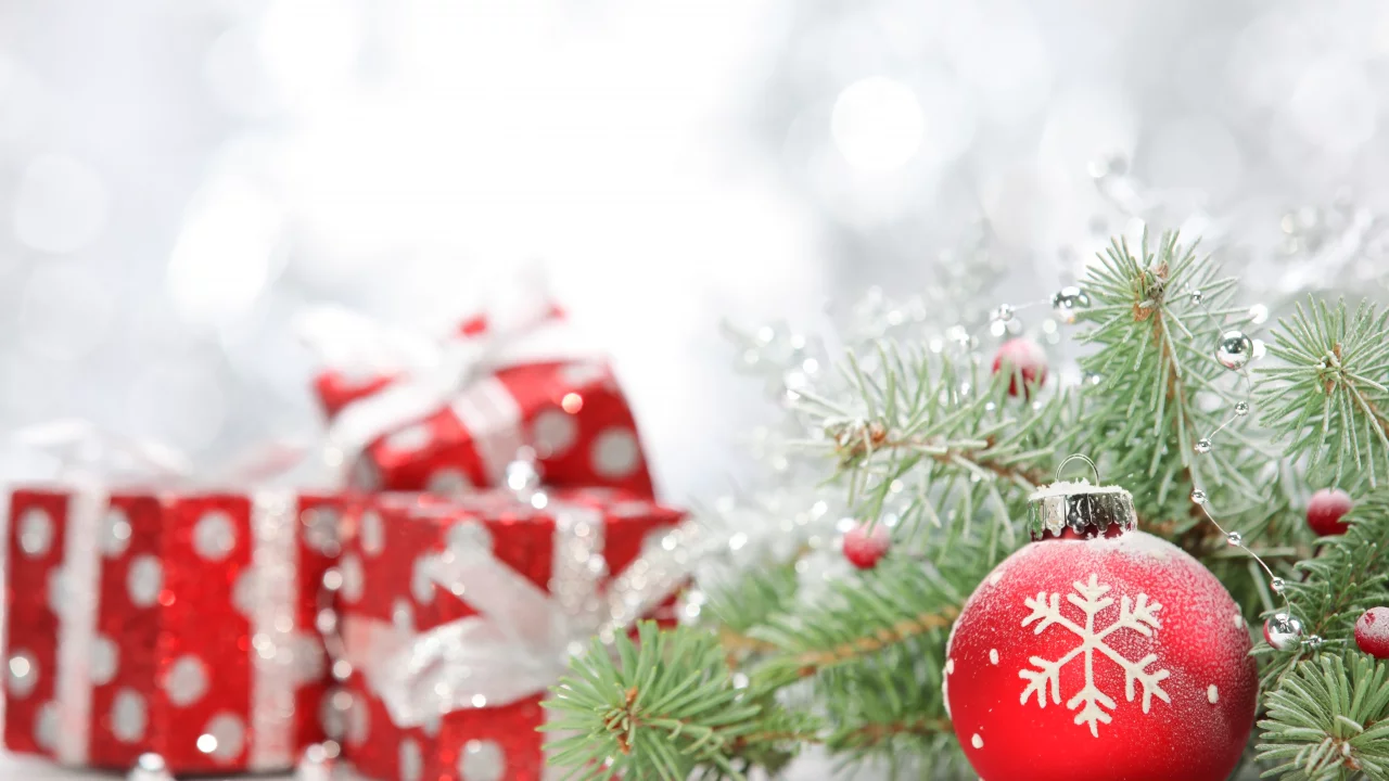 new year, шар, красный, шарик, Christmas, рождество, новый год