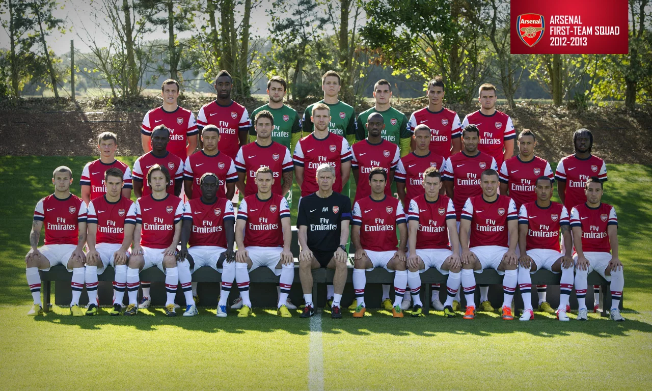 soccer, арсенал, first team, 201213, Arsenal