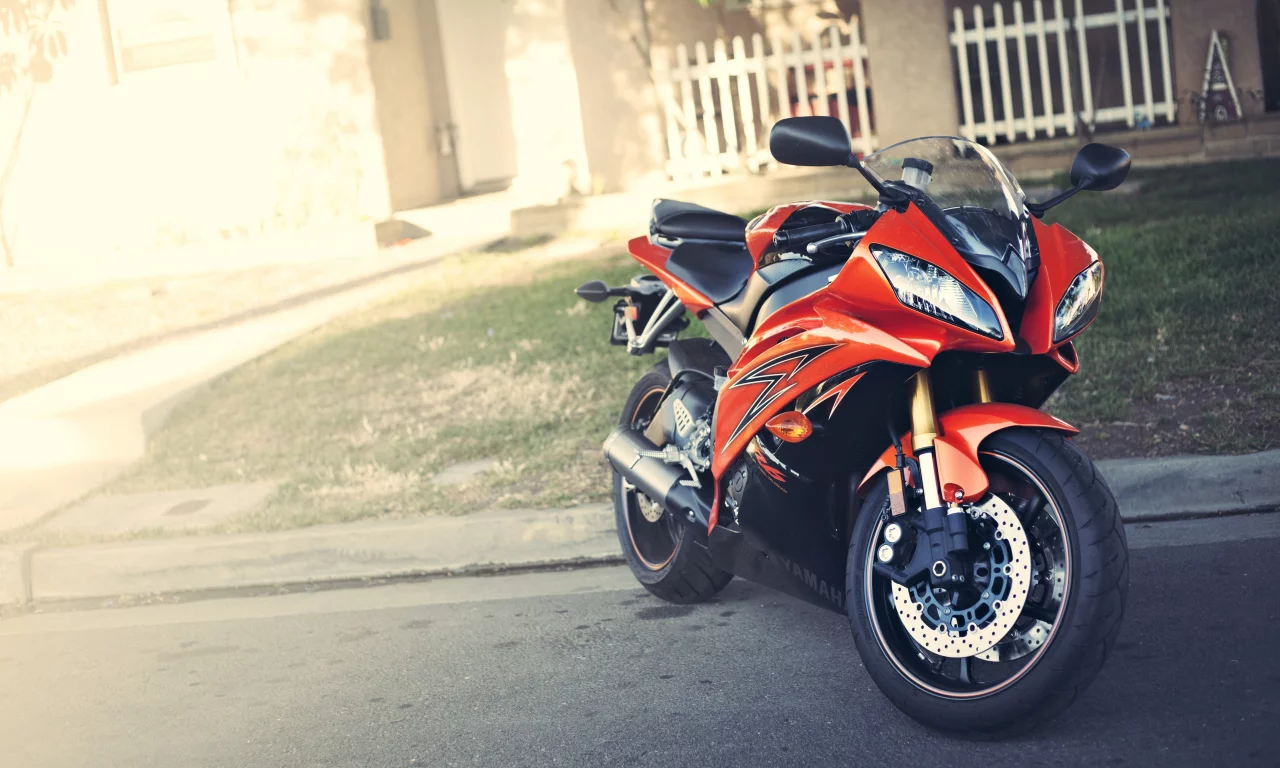 motorcycle, красный, мотоцикл, блик, Yamaha, yzf-r6, ямаха, red