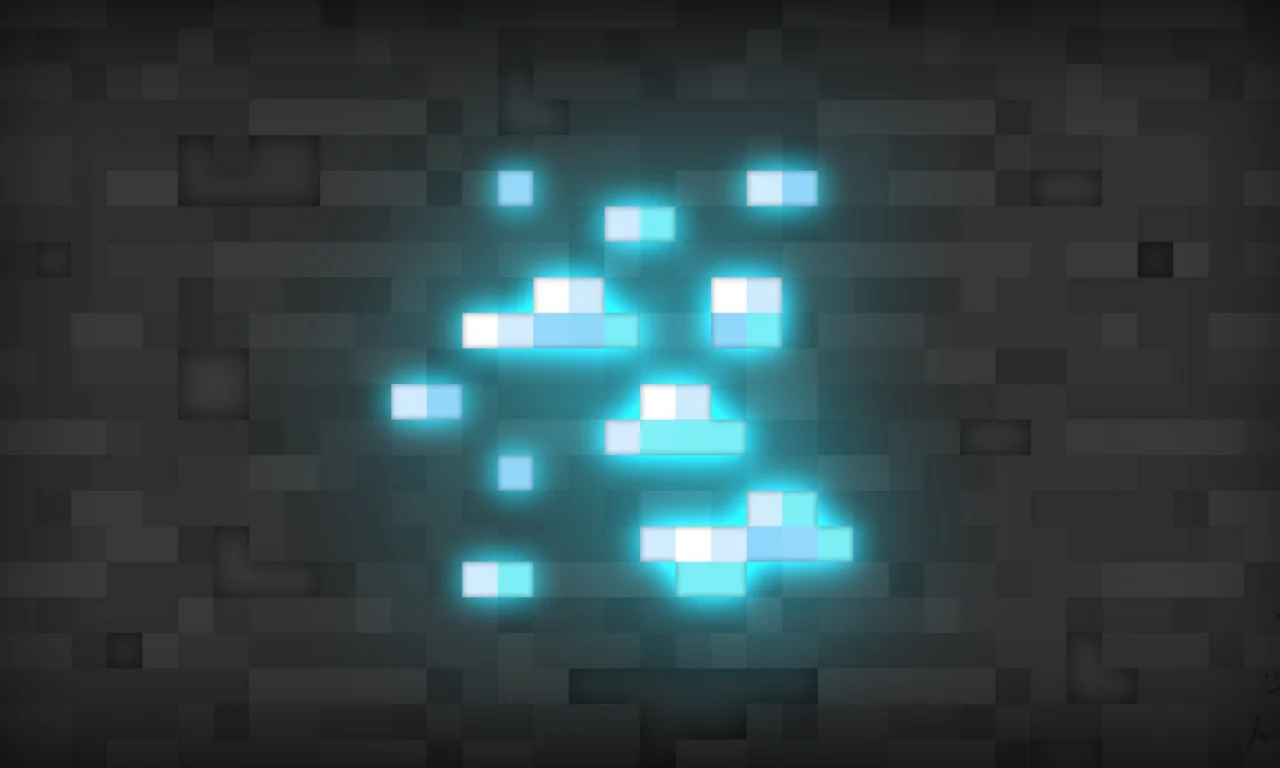 алмазы, Minecraft, майнкрафт, diamond
