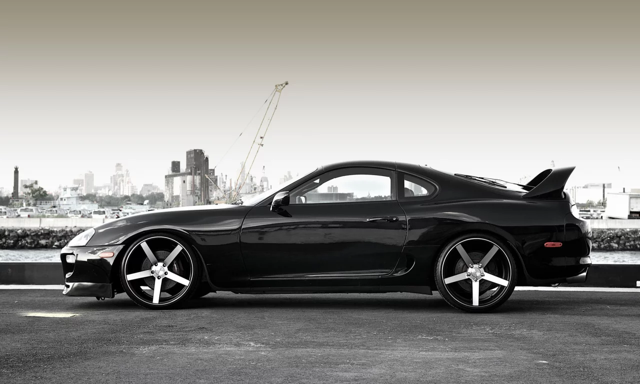 тойота, Toyota, supra, супра, black