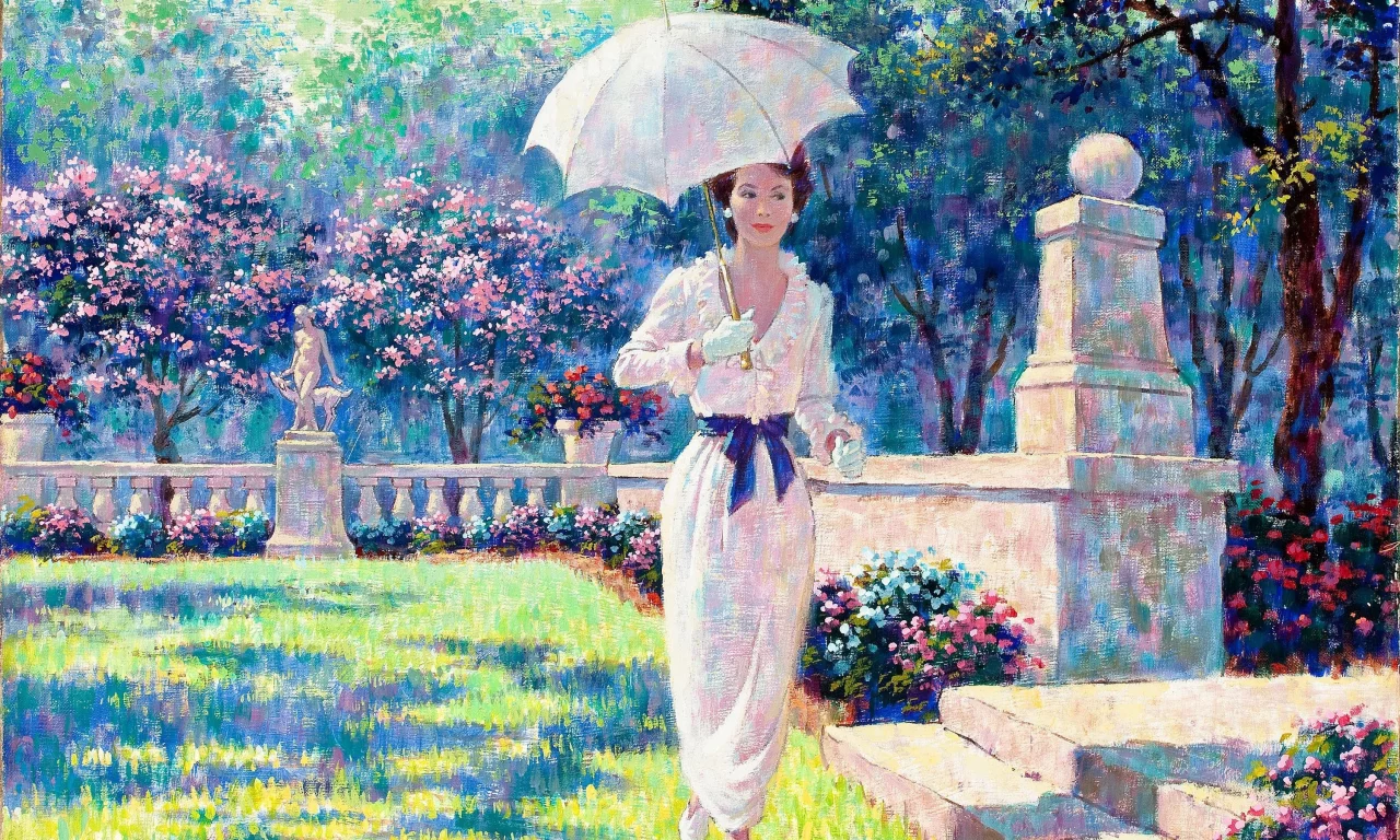 Arthur saron sarnoff, женщина, spring rhapsody, весенняя рапсодия