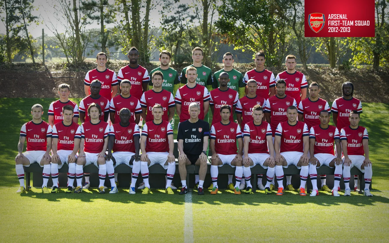soccer, арсенал, first team, 201213, Arsenal