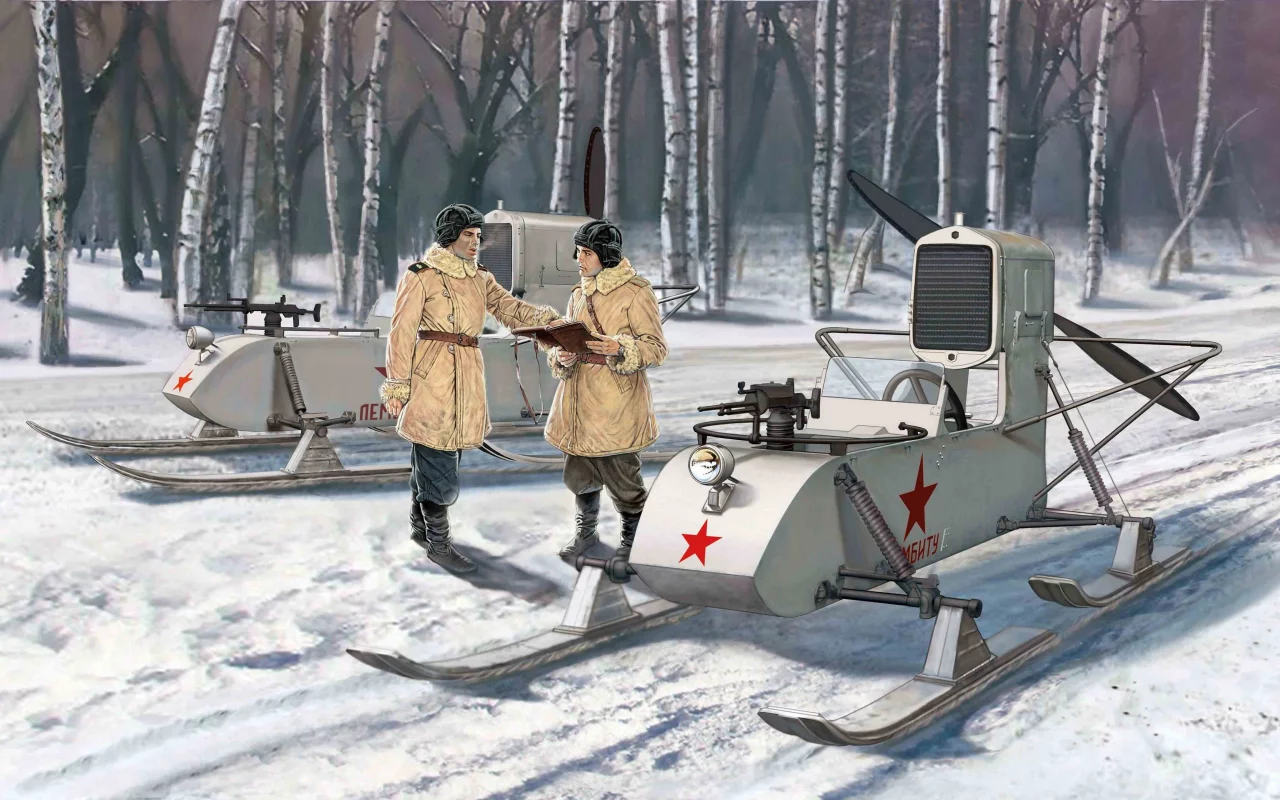 Советские, самоходные, которые, рф-8 газ-98, аэросани