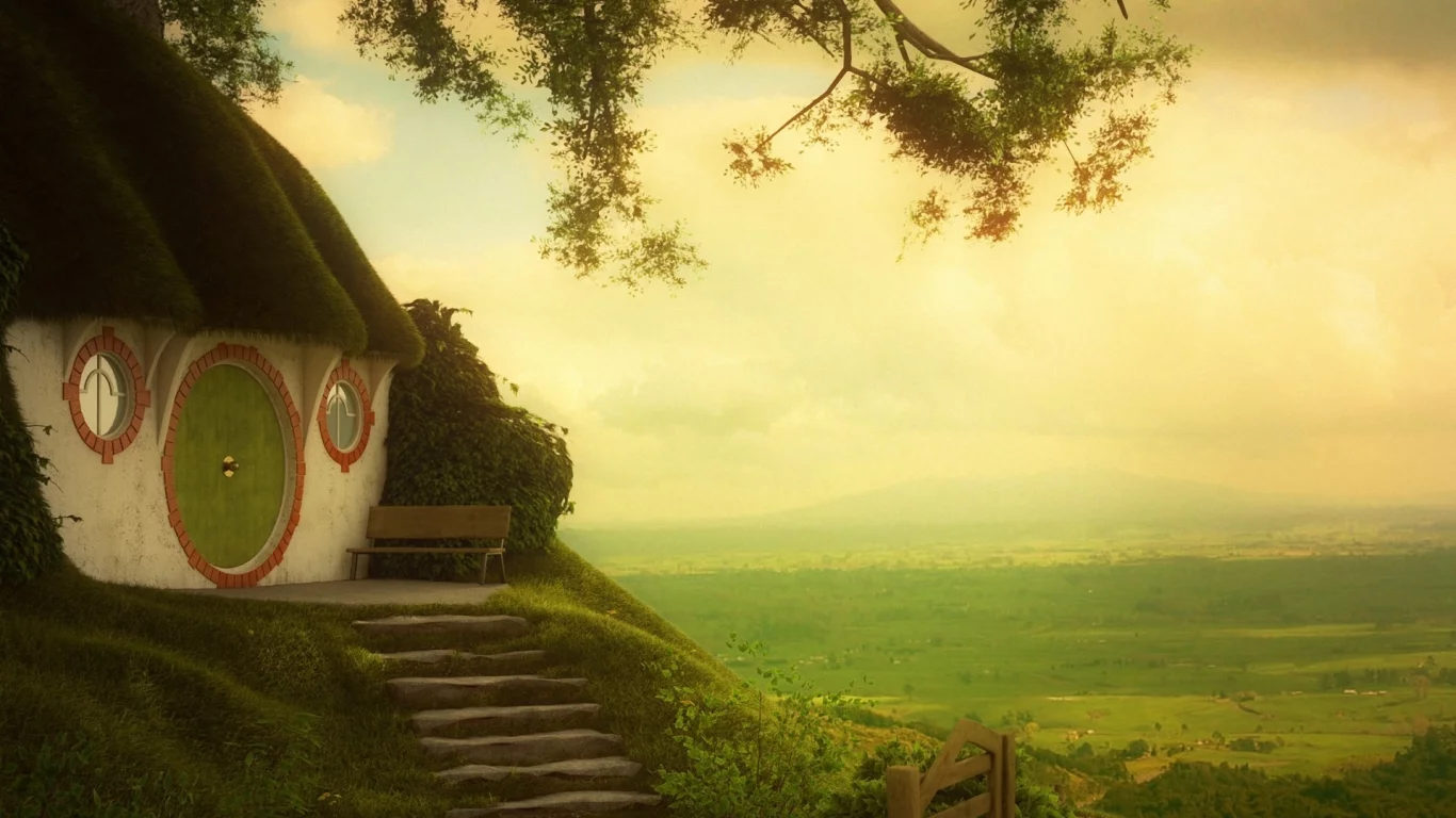 властелин колец, шир, нора, the lord of the rings, Арт, the shire