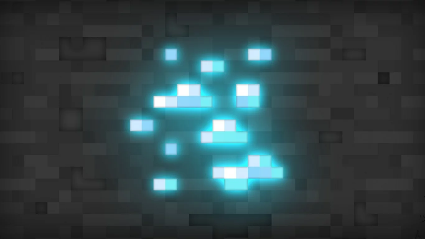 алмазы, Minecraft, майнкрафт, diamond