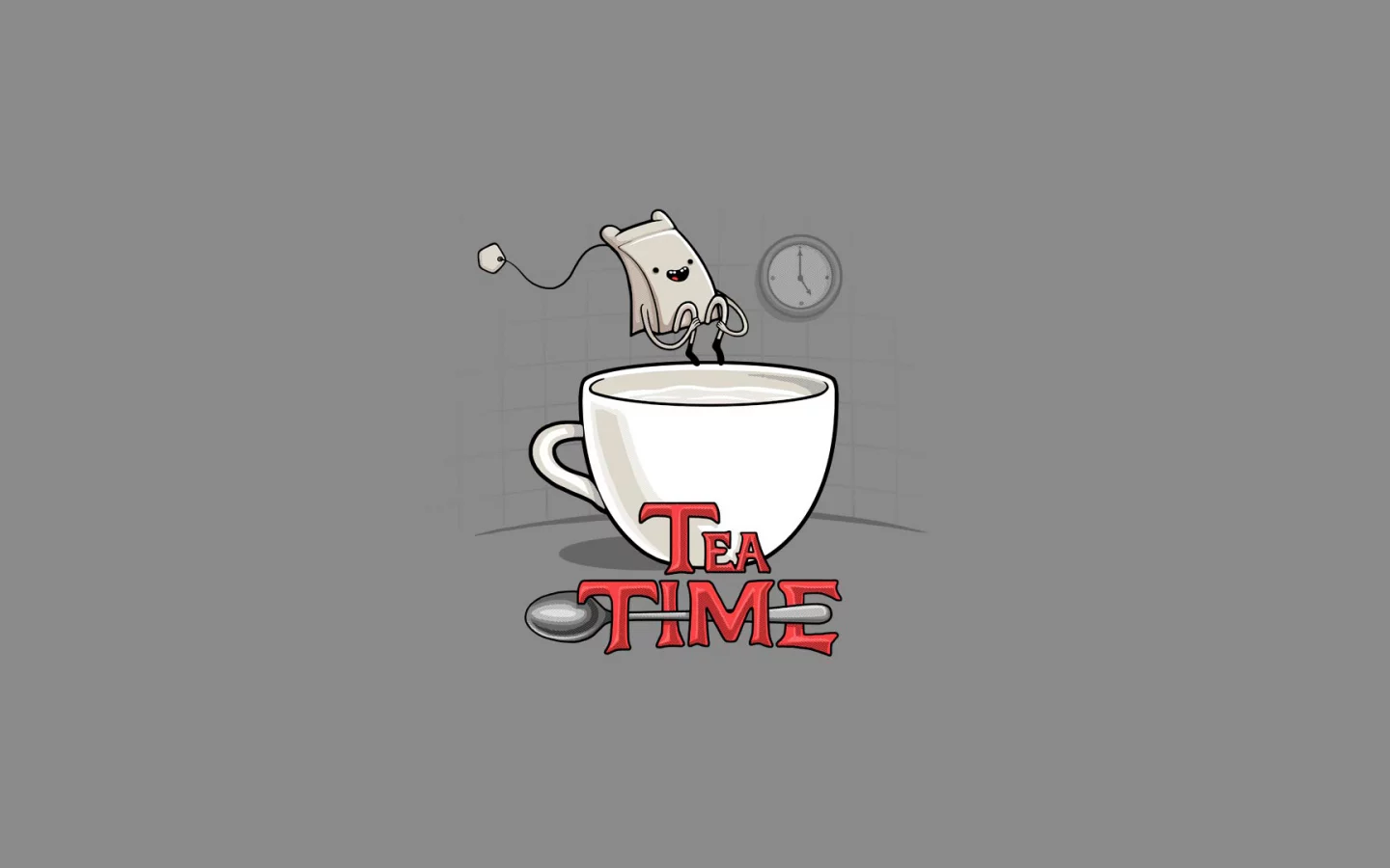 Adventure time, пародия, пакетик, tea time