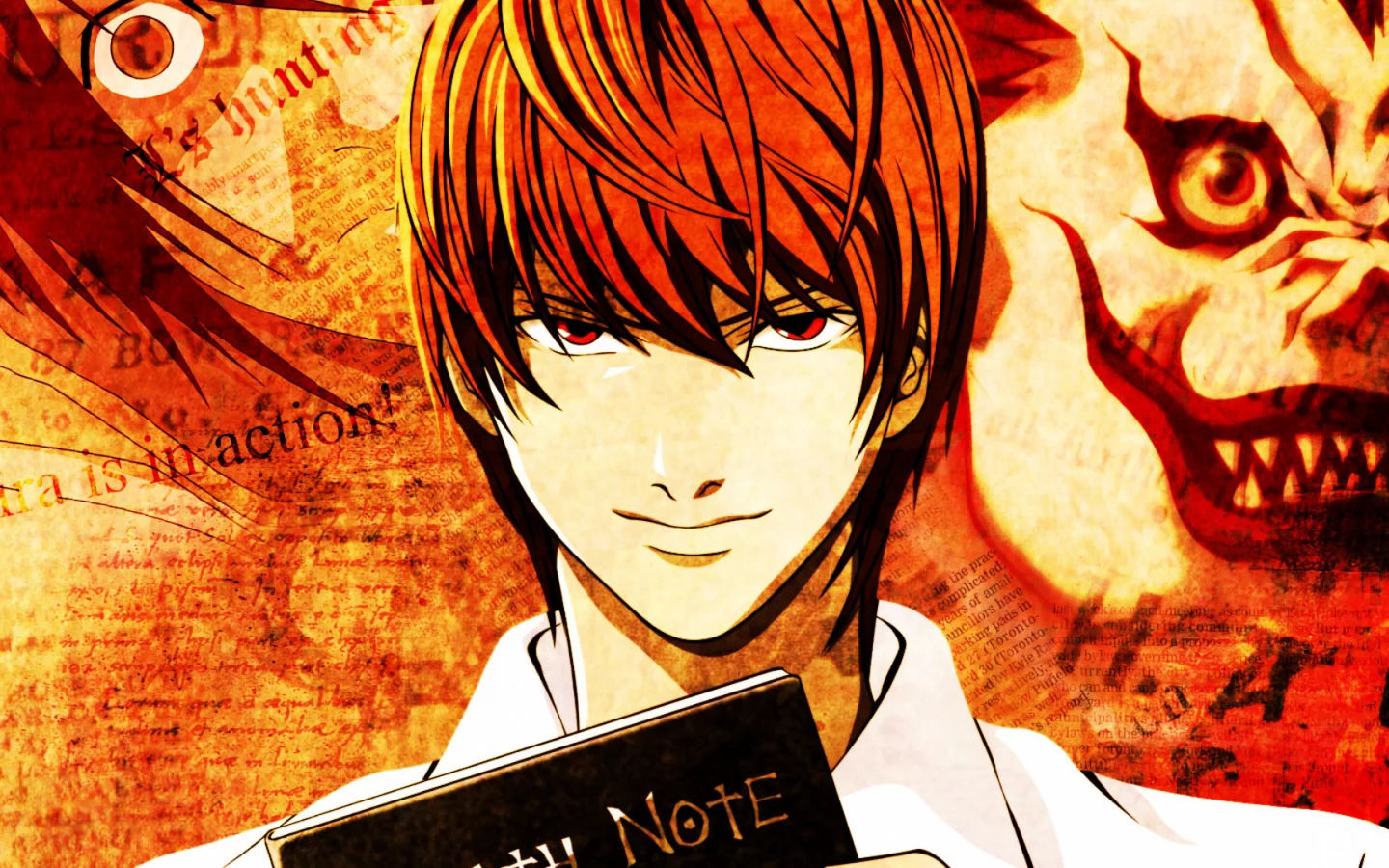 Death note, тетрадь смерти, аниме, ягами лайт