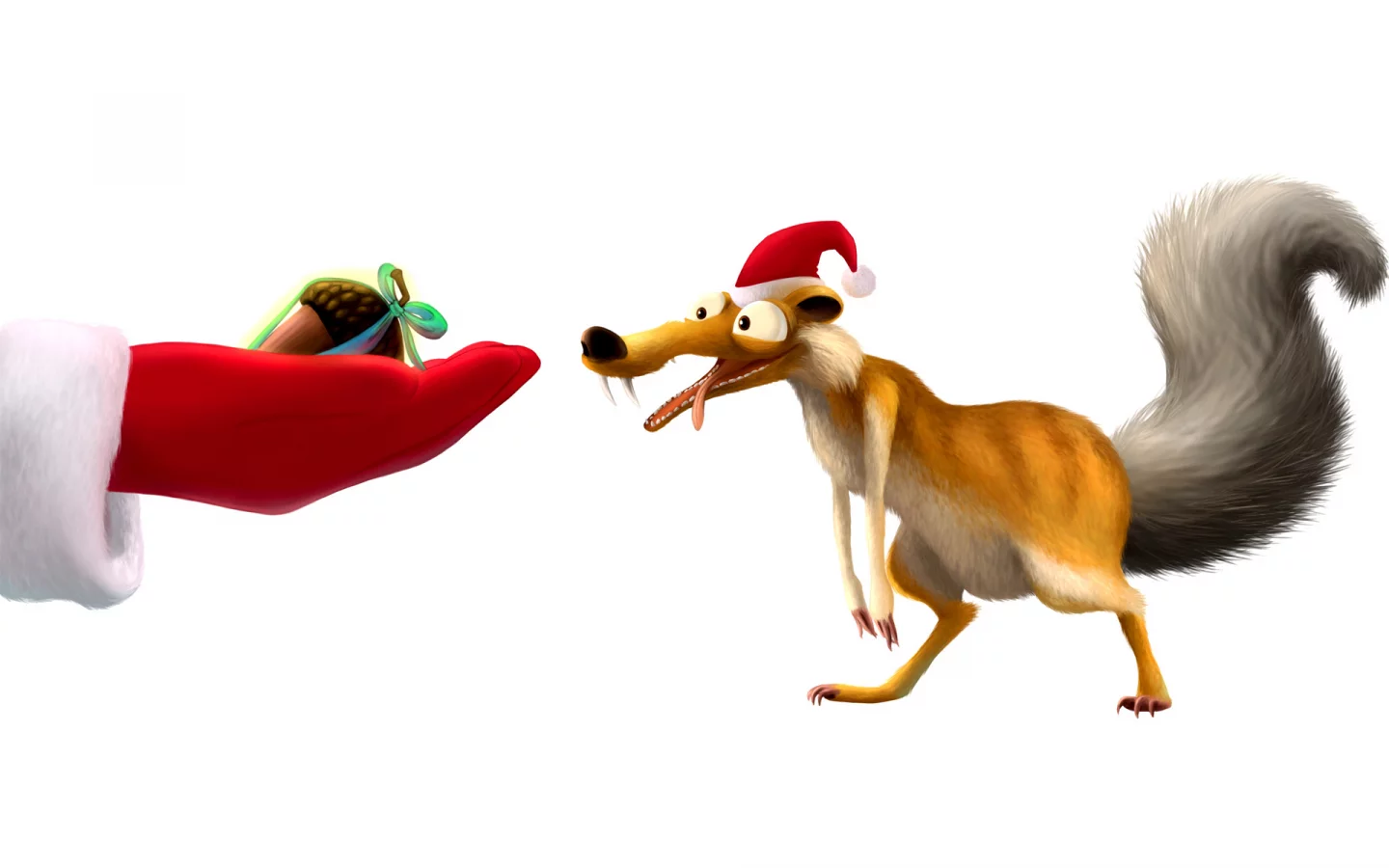 орех, scrat, Ледниковый период, белый фон, ice age, белка