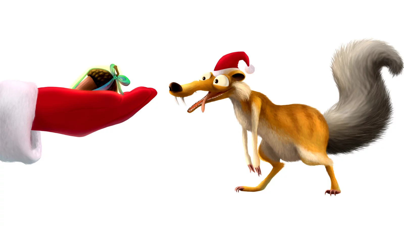 орех, scrat, Ледниковый период, белый фон, ice age, белка