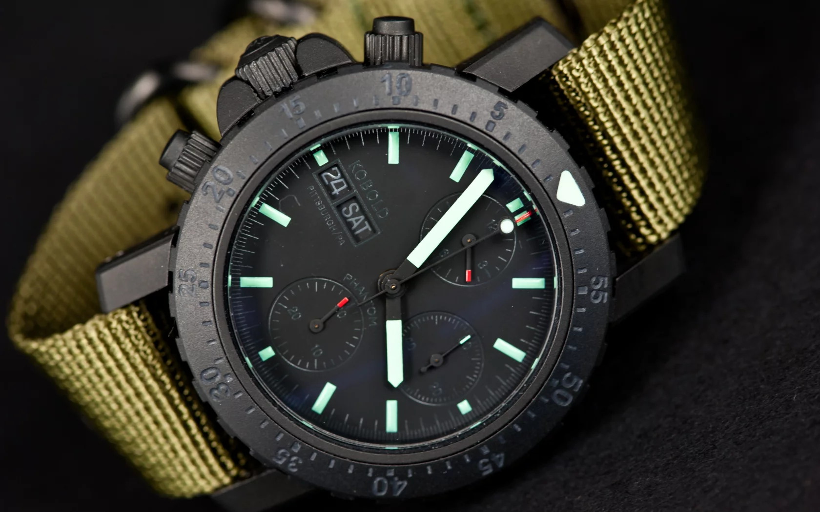 наручные, Часы, kobold phantom, black ops chronograph