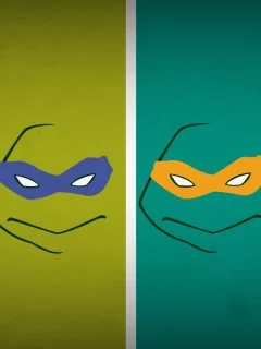  teenage mutant ninja turtles, черепашки ниндзя, минимализм, Blo0p