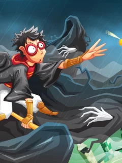 золотой снитч, дементоры, Арт, гарри поттер, harry potter