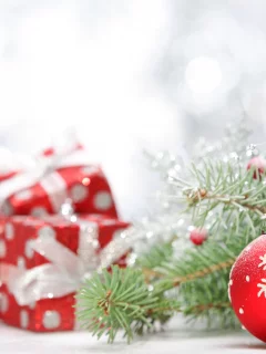 new year, шар, красный, шарик, Christmas, рождество, новый год