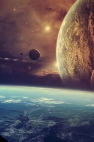 skies, космическое пространство, planets, планеты, небо, outer space