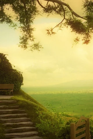 властелин колец, шир, нора, the lord of the rings, Арт, the shire