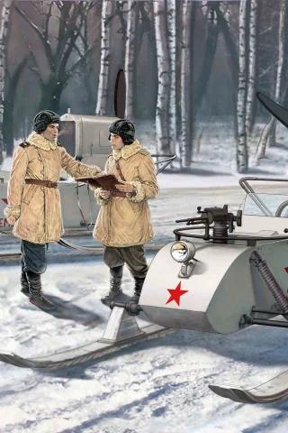 Советские, самоходные, которые, рф-8 газ-98, аэросани