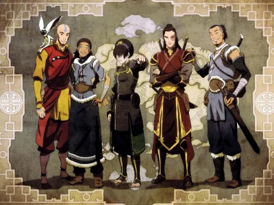 катара, сока, зуко, avatar, тоф, аватар, The legend of korra, аанг