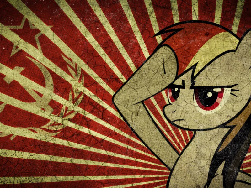 коммунизм, My little pony, rainbowdash, brohoof anypony, friendship is magic