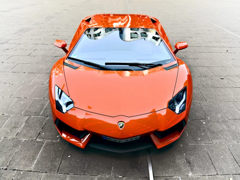 lp700-4, orange, авентадор, Lamborghini, ламборгини, aventador