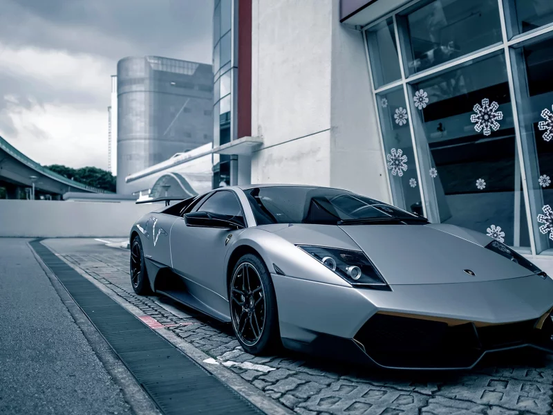 мурсиэлаго, ламборгини, lp670-4 sv, silvery, Lamborghini, murcielago