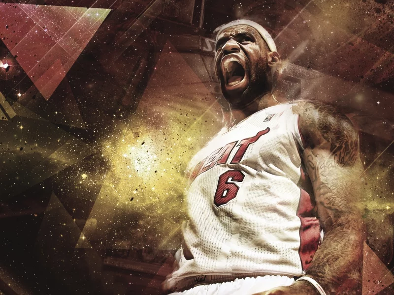 miami heat, татуировка, игрок, Lebron james, nba, баскетбол, крик