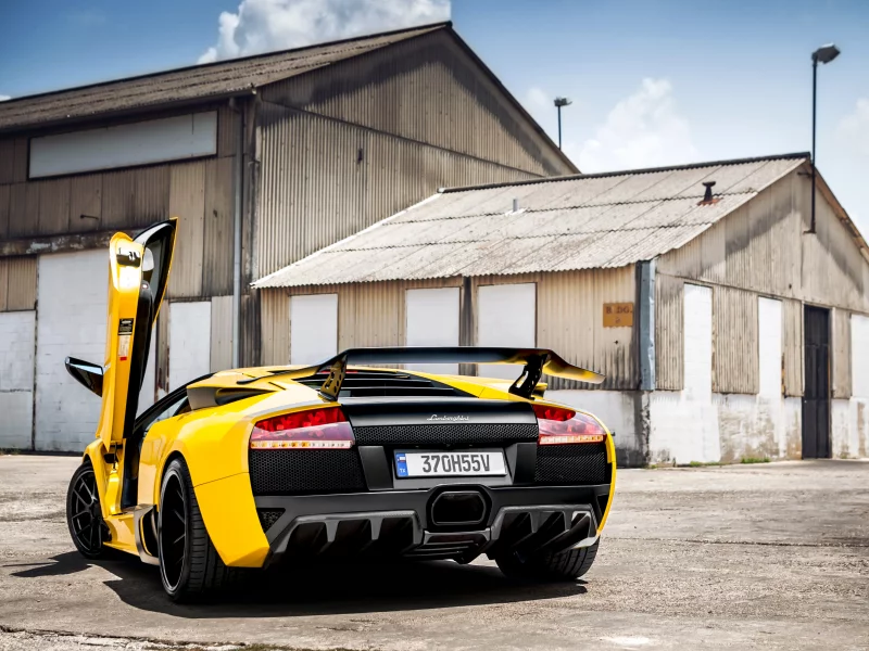  ламборджини, golden child, тачка, Lamborghini murcielago, prestige imports miami