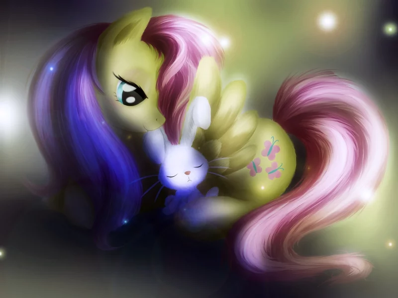 детство, дружба, My little pony, для малышей, пони, зайчик, арт