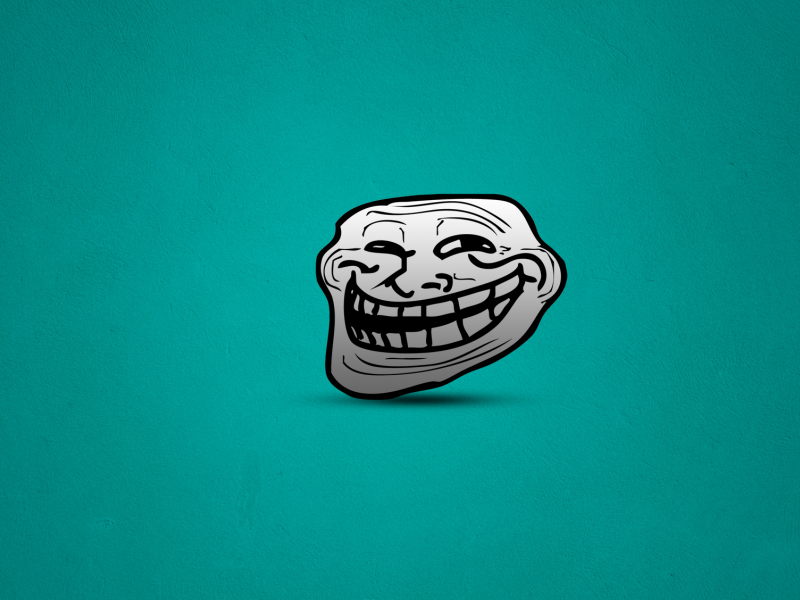 Trollface на обои