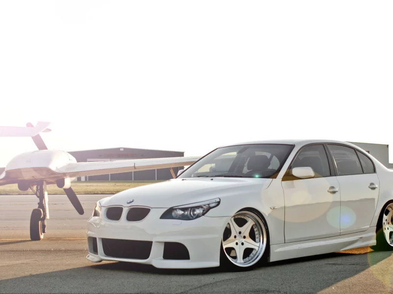 wallpapers, bmw, m5, desktop, tuning, white, beautiful, sun, Car, e60, автомобиль