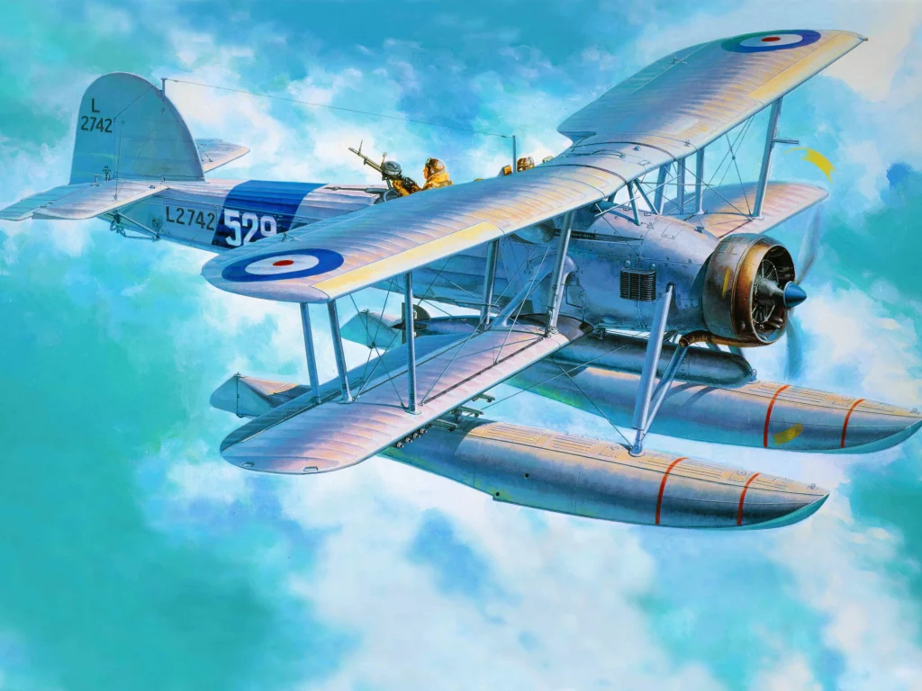 Арт, fairey swordfish, торпедоносец, самолет, британский